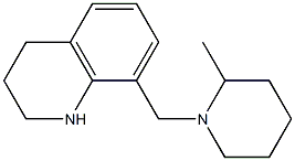 8-[(2-methylpiperidin-1-yl)methyl]-1,2,3,4-tetrahydroquinoline Structure