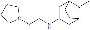 8-methyl-N-[2-(pyrrolidin-1-yl)ethyl]-8-azabicyclo[3.2.1]octan-3-amine Structure