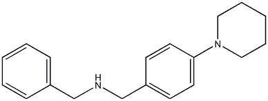 benzyl({[4-(piperidin-1-yl)phenyl]methyl})amine 구조식 이미지