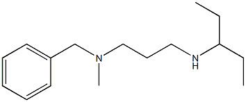 benzyl(methyl)[3-(pentan-3-ylamino)propyl]amine 구조식 이미지