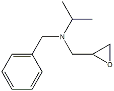 benzyl(oxiran-2-ylmethyl)propan-2-ylamine 구조식 이미지