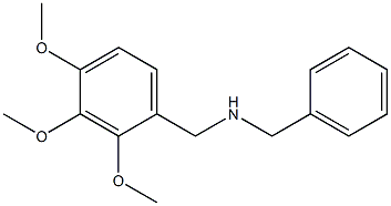 benzyl[(2,3,4-trimethoxyphenyl)methyl]amine Structure