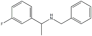 benzyl[1-(3-fluorophenyl)ethyl]amine Structure