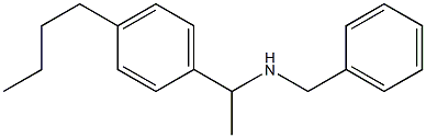 benzyl[1-(4-butylphenyl)ethyl]amine 구조식 이미지