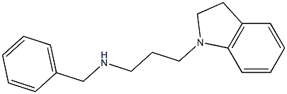 benzyl[3-(2,3-dihydro-1H-indol-1-yl)propyl]amine 구조식 이미지