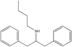 butyl(1,3-diphenylpropan-2-yl)amine Structure