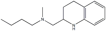 butyl(methyl)(1,2,3,4-tetrahydroquinolin-2-ylmethyl)amine Structure