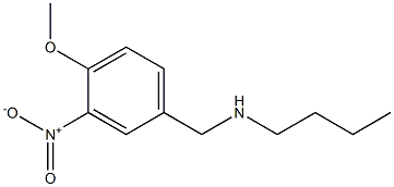 butyl[(4-methoxy-3-nitrophenyl)methyl]amine Structure