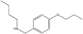 butyl[(4-propoxyphenyl)methyl]amine Structure