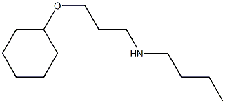 butyl[3-(cyclohexyloxy)propyl]amine Structure