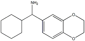 cyclohexyl(2,3-dihydro-1,4-benzodioxin-6-yl)methanamine Structure