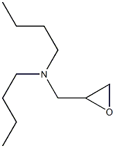 dibutyl(oxiran-2-ylmethyl)amine Structure