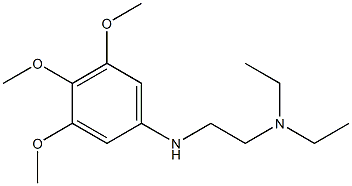 diethyl({2-[(3,4,5-trimethoxyphenyl)amino]ethyl})amine Structure