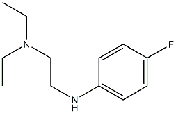 diethyl({2-[(4-fluorophenyl)amino]ethyl})amine Structure