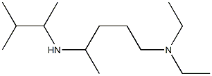 diethyl({4-[(3-methylbutan-2-yl)amino]pentyl})amine 구조식 이미지