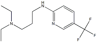 diethyl(3-{[5-(trifluoromethyl)pyridin-2-yl]amino}propyl)amine Structure