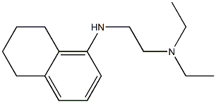 diethyl[2-(5,6,7,8-tetrahydronaphthalen-1-ylamino)ethyl]amine Structure