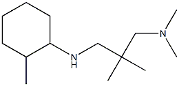 dimethyl(2-methyl-2-{[(2-methylcyclohexyl)amino]methyl}propyl)amine 구조식 이미지