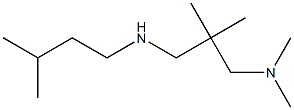 dimethyl(2-methyl-2-{[(3-methylbutyl)amino]methyl}propyl)amine 구조식 이미지