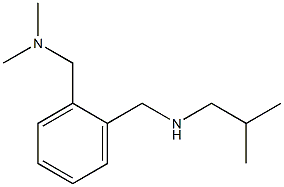 dimethyl[(2-{[(2-methylpropyl)amino]methyl}phenyl)methyl]amine 구조식 이미지