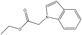 ethyl 2-(1H-indol-1-yl)acetate Structure