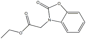 ethyl 2-(2-oxo-2,3-dihydro-1,3-benzoxazol-3-yl)acetate Structure