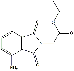 ethyl 2-(4-amino-1,3-dioxo-2,3-dihydro-1H-isoindol-2-yl)acetate Structure