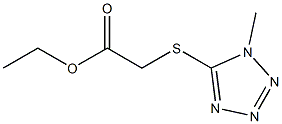 ethyl 2-[(1-methyl-1H-1,2,3,4-tetrazol-5-yl)sulfanyl]acetate Structure