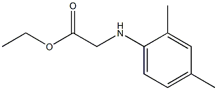 ethyl 2-[(2,4-dimethylphenyl)amino]acetate Structure