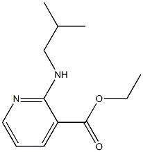 ethyl 2-[(2-methylpropyl)amino]pyridine-3-carboxylate 구조식 이미지