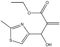 ethyl 2-[hydroxy(2-methyl-1,3-thiazol-4-yl)methyl]prop-2-enoate Structure