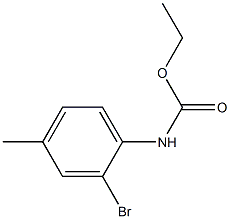 ethyl 2-bromo-4-methylphenylcarbamate 구조식 이미지