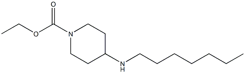 ethyl 4-(heptylamino)piperidine-1-carboxylate Structure