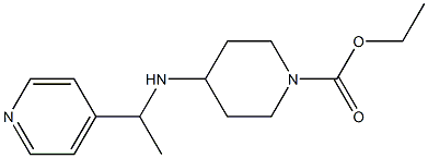 ethyl 4-{[1-(pyridin-4-yl)ethyl]amino}piperidine-1-carboxylate 구조식 이미지