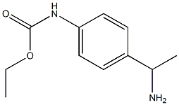 ethyl N-[4-(1-aminoethyl)phenyl]carbamate 구조식 이미지