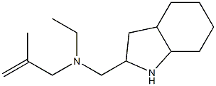 ethyl(2-methylprop-2-en-1-yl)(octahydro-1H-indol-2-ylmethyl)amine Structure