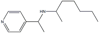 heptan-2-yl[1-(pyridin-4-yl)ethyl]amine Structure