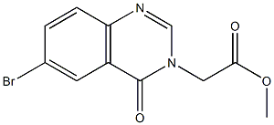 methyl (6-bromo-4-oxoquinazolin-3(4H)-yl)acetate 구조식 이미지