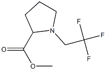 methyl 1-(2,2,2-trifluoroethyl)pyrrolidine-2-carboxylate Structure