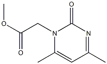 methyl 2-(4,6-dimethyl-2-oxo-1,2-dihydropyrimidin-1-yl)acetate Structure