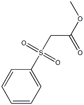 methyl 2-(benzenesulfonyl)acetate 구조식 이미지