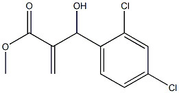 methyl 2-[(2,4-dichlorophenyl)(hydroxy)methyl]prop-2-enoate 구조식 이미지