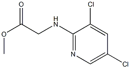 methyl 2-[(3,5-dichloropyridin-2-yl)amino]acetate 구조식 이미지