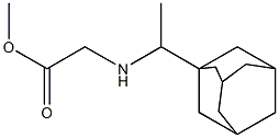 methyl 2-{[1-(adamantan-1-yl)ethyl]amino}acetate 구조식 이미지