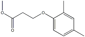 methyl 3-(2,4-dimethylphenoxy)propanoate Structure