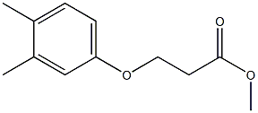 methyl 3-(3,4-dimethylphenoxy)propanoate Structure