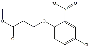 methyl 3-(4-chloro-2-nitrophenoxy)propanoate Structure