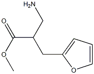 methyl 3-amino-2-(furan-2-ylmethyl)propanoate 구조식 이미지