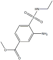 methyl 3-amino-4-(ethylsulfamoyl)benzoate 구조식 이미지