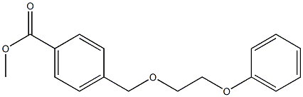 methyl 4-[(2-phenoxyethoxy)methyl]benzoate Structure